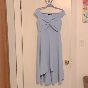 Light Blue Off the Shoulder Dress from L&T